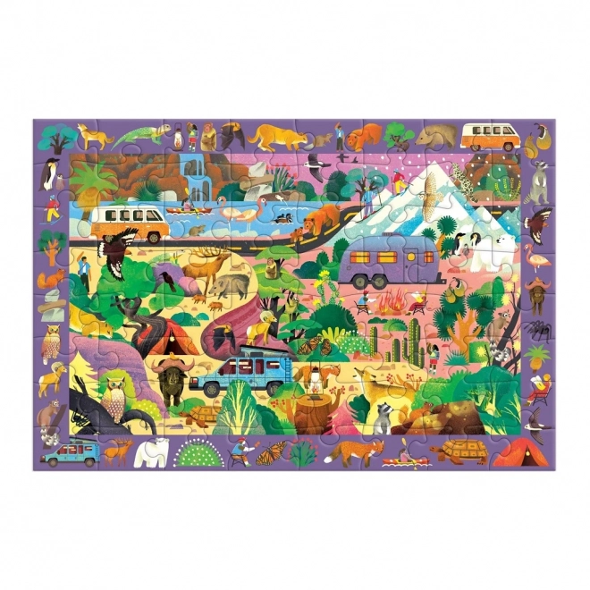 Puzzle avventura natura 64 pezzi Mudpuppy