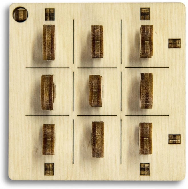 Gioco da viaggio tris in legno