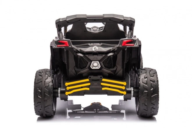 Auto a batterie buggy Can-Am giallo