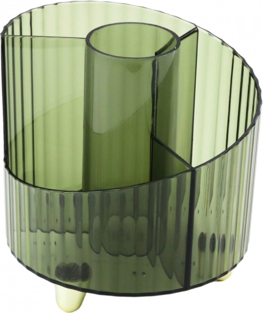 Organizer per articoli da scrittura trasparente verde