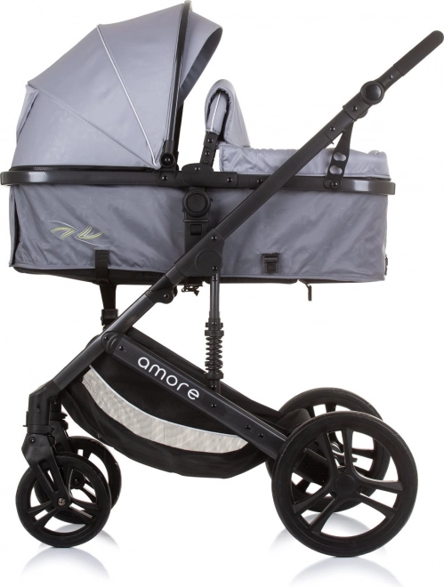 Passeggino Combinato Amore 2 in 1 Chipolino Grigio Cenere