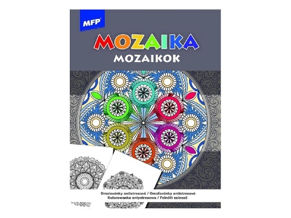 Coloriage antistress mosaico 21x29cm