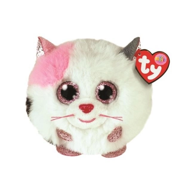 Peluches TY Beanie Balls - Gatto Bianco