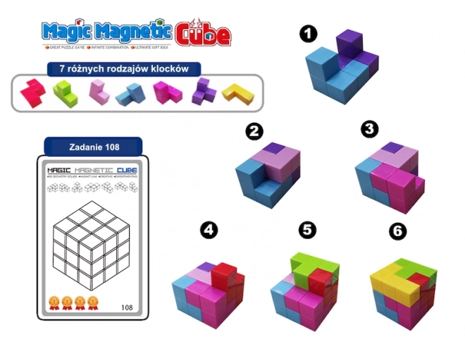 Cubi Magici Magnetici 56 Pezzi