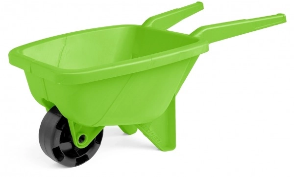 Carriola verde per la sabbia