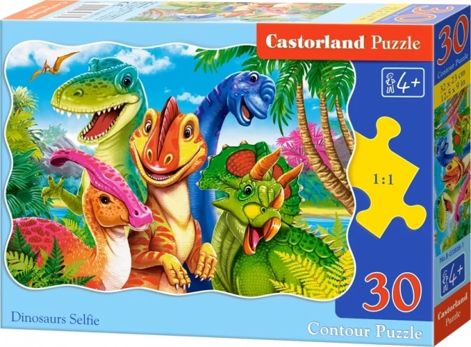 Puzzle Dinosaur Selfie 30 Pezzi