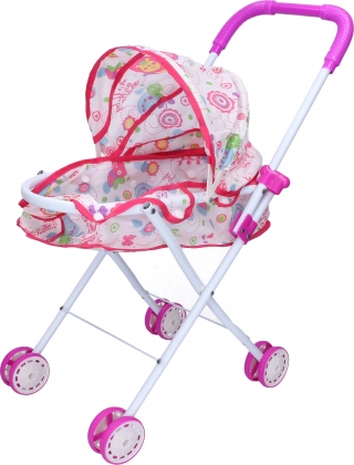 Carrozzina profonda per bambole 48 × 28 × 54 cm