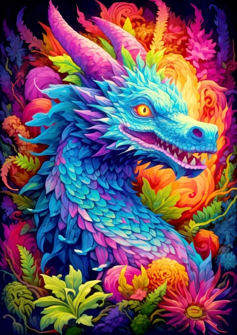 Puzzle Drago Celeste 1000 pezzi