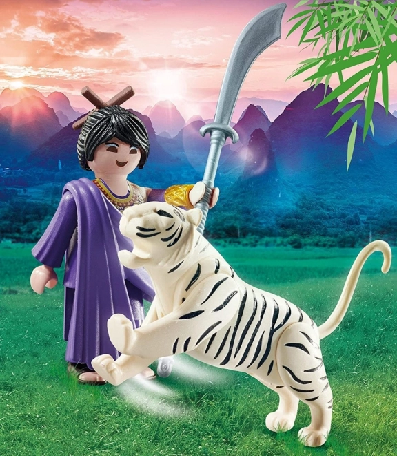 Playmobil Special Plus Guerriera Asiatica con Tigre