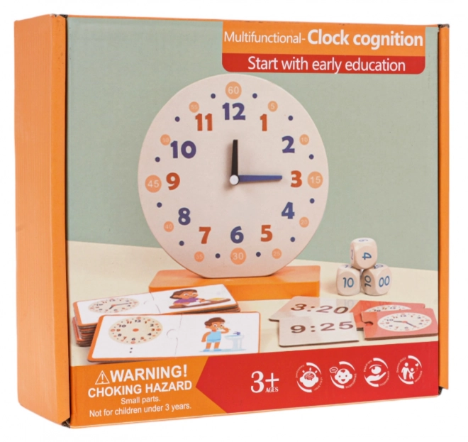 Set educativo orologio e accessori