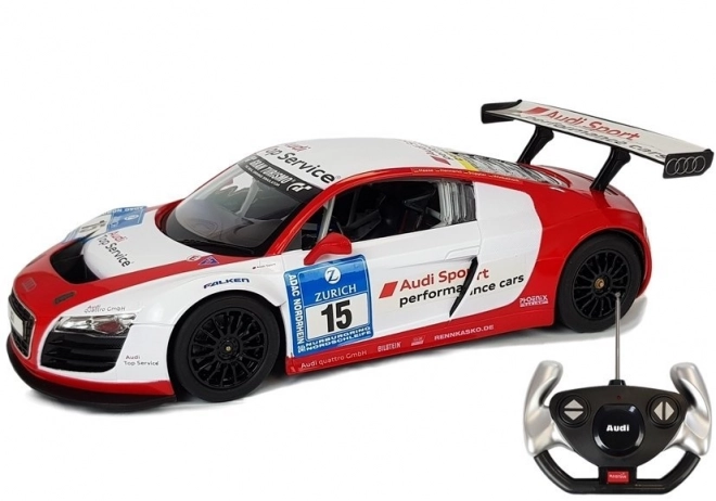 Auto radiocomandata Audi R8 LMS bianco rosso