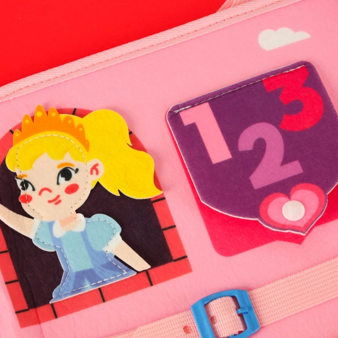 Zaino sensoriale Montessori rosa