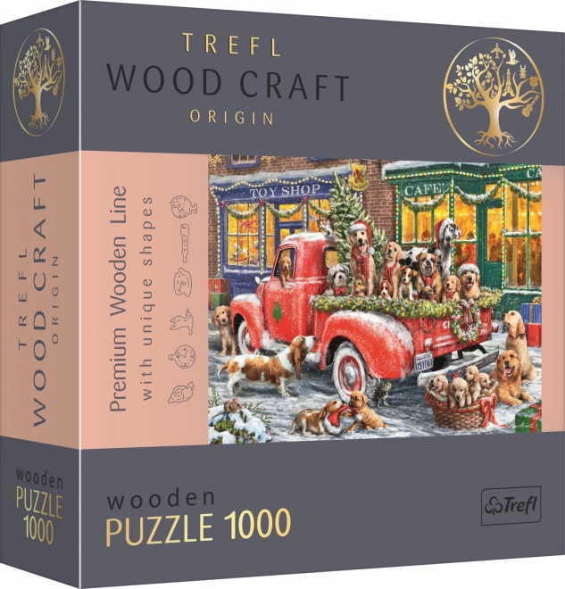 Puzzle di Legno Artigianale Origine - Piccoli Aiutanti di Babbo Natale 1000 Pezzi