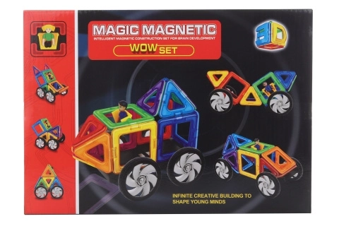 Set di costruzioni magnetiche 16 pezzi