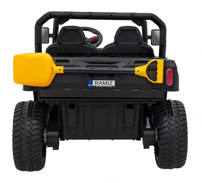 Auto Pick-Up Speed 900 pro bambini nero + trazione 4x4 + pompa mobile + vano bagagli + telecomando + pala + LED audio