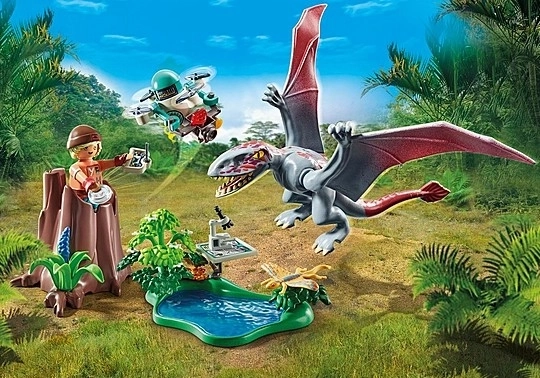 Stazione di ricerca per dinosauri Dimorfodonte di Playmobil