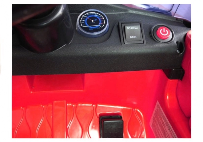 Auto a batteria per bambini con MP3 rosso