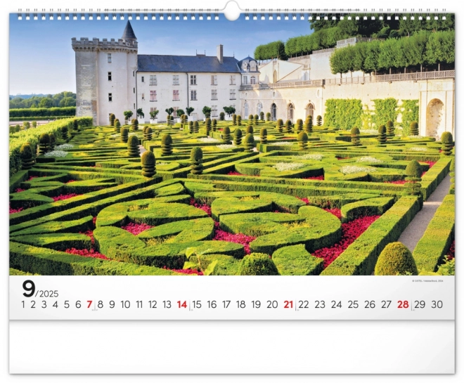 Calendario da parete Giardini 2025