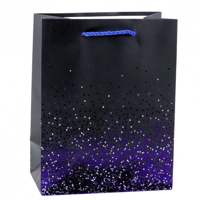 Borsa regalo con gradiente scintillante