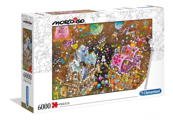 Puzzle Mordillo Il Bacio 6000 pezzi Clementoni