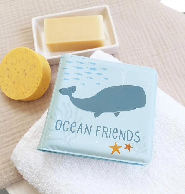 Libro da bagno di A Little Lovely Company – Amici dell'oceano