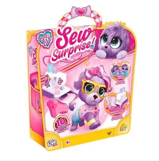 Macchina da cucire e peluche viola Little Live Pets Sew Surprise