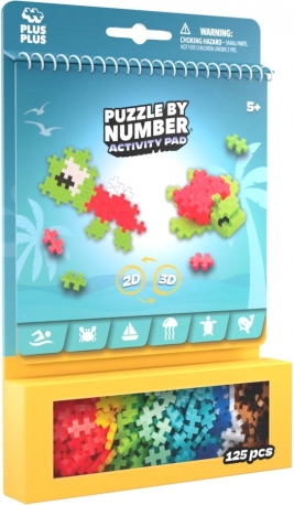Plus-Plus Activity Oceano set di costruzione 12 in 1