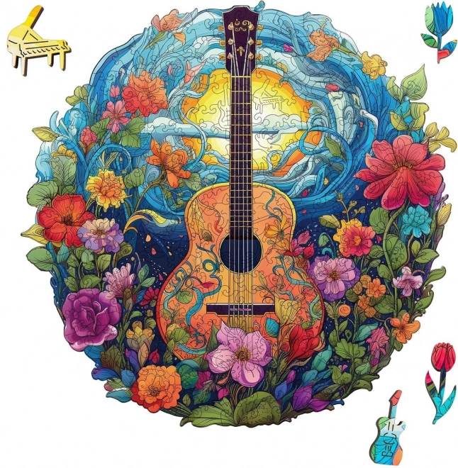 Puzzle in legno Chitarra 200 pezzi