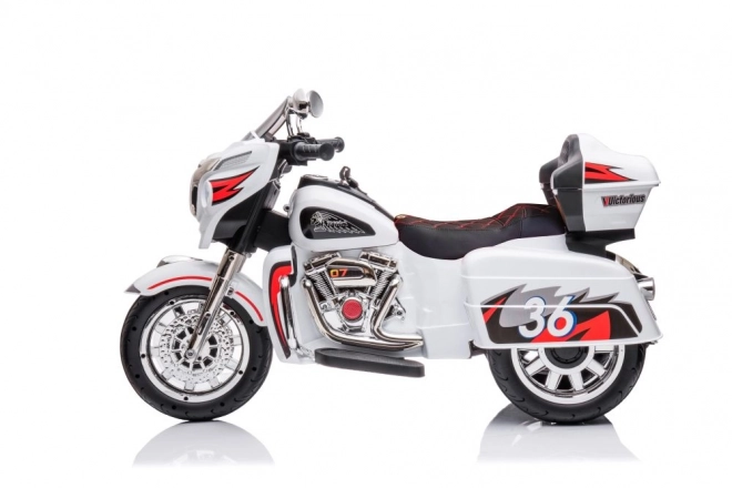 Moto a Batteria Triciclo Goldwing Bianco