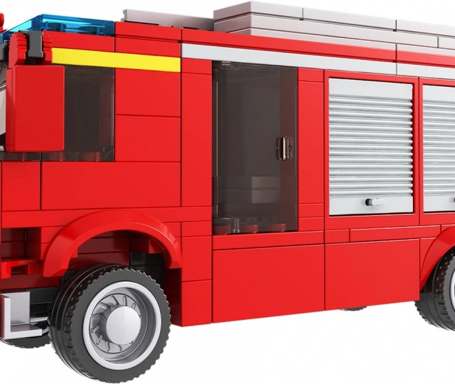 Brixies Plus Autobotte dei Vigili del Fuoco kit di costruzione