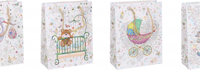 Borsa regalo per bambini, taglia S (23 × 18 × 8 cm)