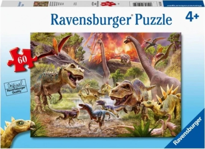 Puzzle Dinosauri in Fuga 60 Pezzi Ravensburger