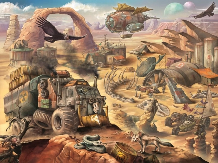 Puzzle Ravensburger Deserto apocalittico 1500 pezzi