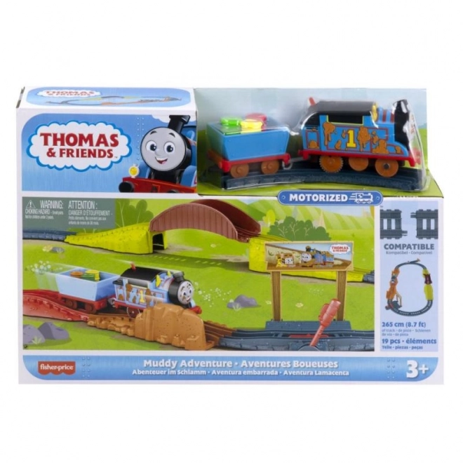 Fisher-Price Thomas e gli Amici Set di Treno con Locomotiva motorizzata Pietro