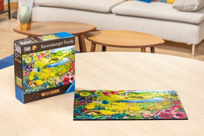 Puzzle in Legno Giardino Selvaggio 500 Pezzi