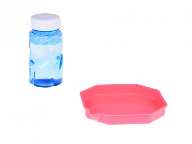 Set Pistola per Bolle di Sapone con Luce e Liquido per Bambini