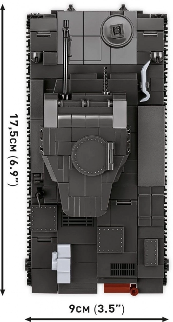 Set di costruzione Panzer II con 813 pezzi