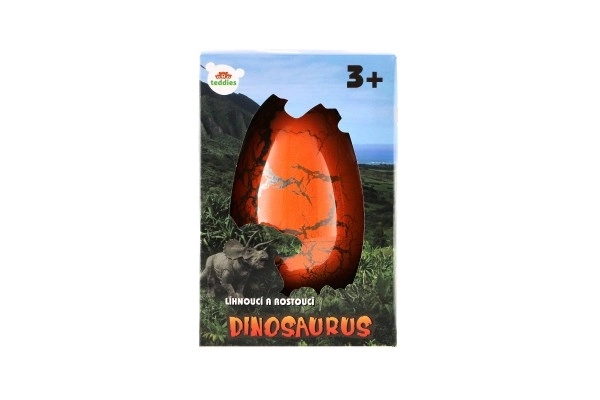 Dinosauro da schiudere e crescere in plastica