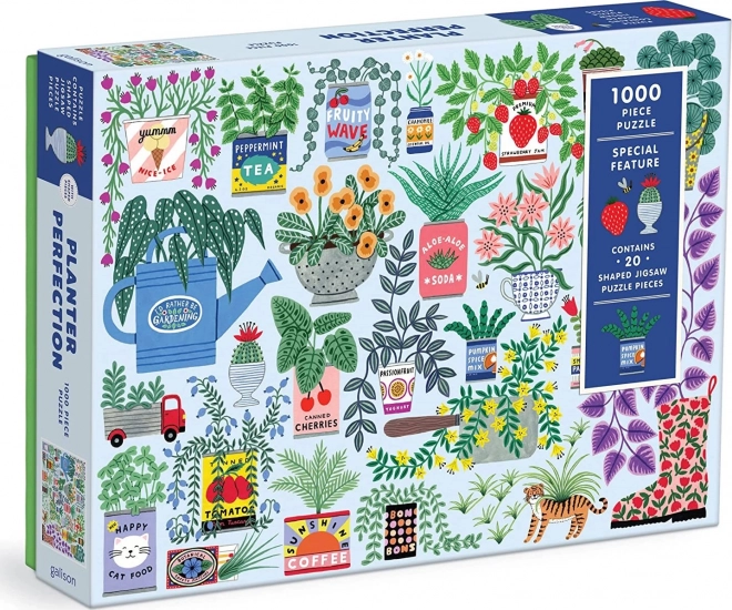 Puzzle Galison Piantare Fiori 1000 Pezzi