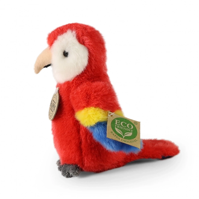 Pappagallo Ara Rosso Peluche 16 cm ECO-FRIENDLY