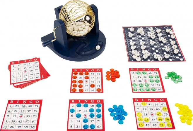 Gioco bingo di famiglia con tamburo estraente