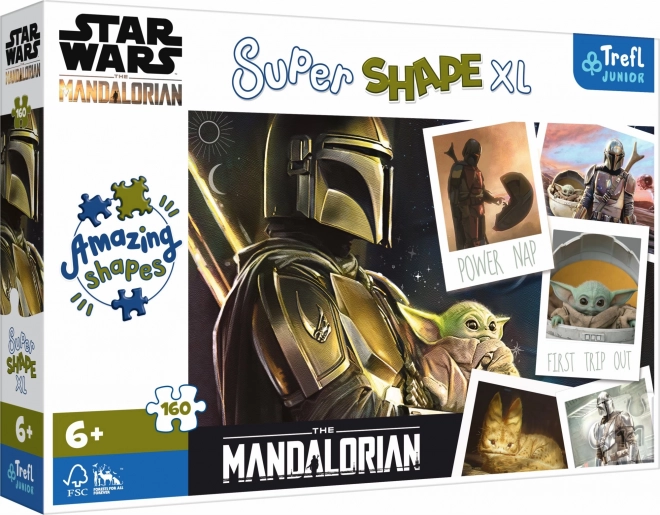 Puzzle forma super XL STAR WARS: Mandalorian 160 pezzi