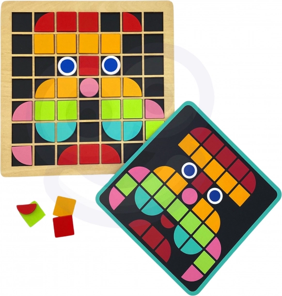 Mosaico di legno Tooky Toy Montessori