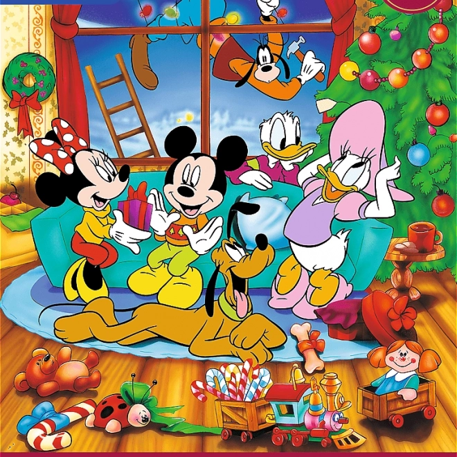 Puzzle Disney Mickey Mouse e amici Natale 600 pezzi