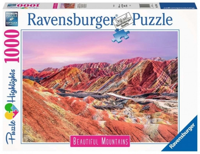 Puzzle 1000 pezzi montagne arcobaleno Ravensburger