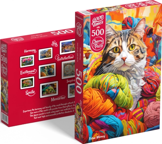 Puzzle Gatti Capricciosi 500 Pezzi