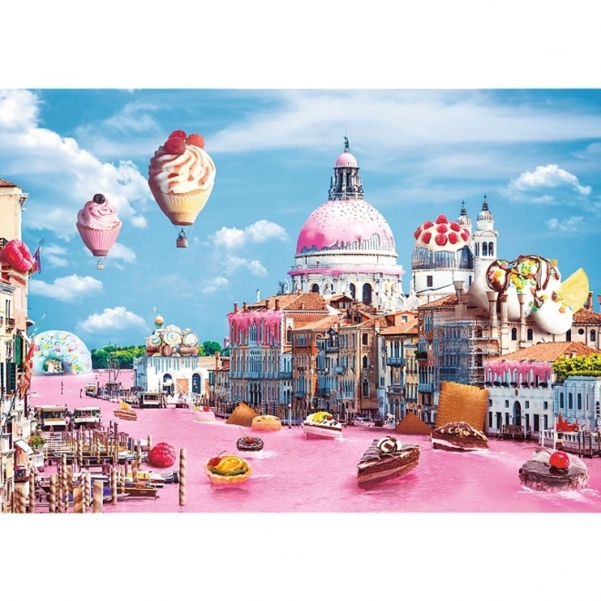 Puzzle Città Divertenti: Dolci Venezia 1000 Pezzi