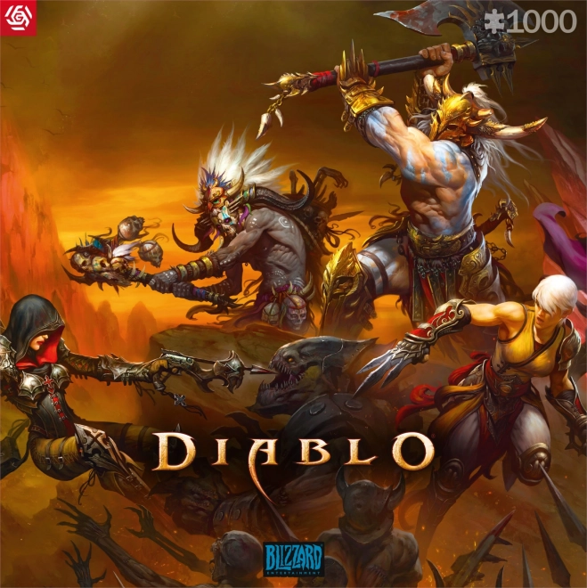 Puzzle diablo - battaglia degli eroi 1000 pezzi