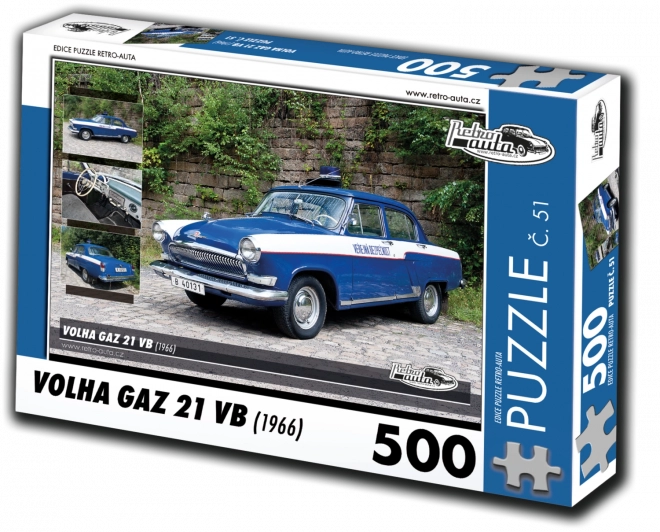 Puzzle ben retro-auto Volha Gaz 21 VB 1966