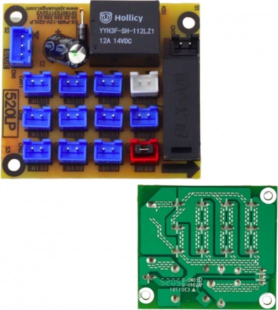Scheda elettronica quadro luci per veicoli a batteria